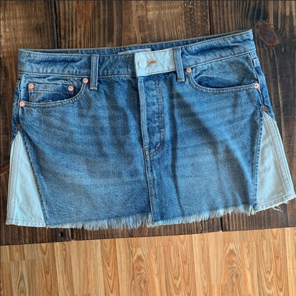 Free People Denim Mini Skirt - Picture 4 of 7